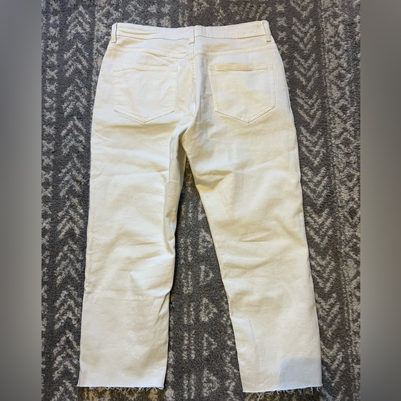 Unisex white jeans no brand tag size 32x32 there is some stretch in these jeans - Picture 4 of 6